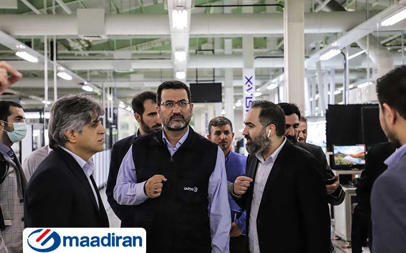 بازدید معاون وزیر صمت از کارخانه صنایع الکترونیک مادیران